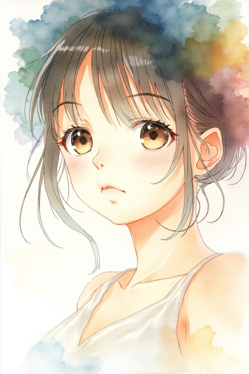 风格混搭 · style-watercolor-14